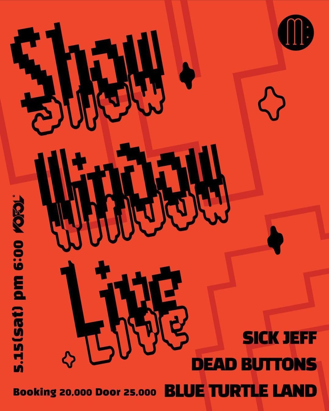 MUSI:UM SHOW WINDOW LIVE vol.01 poster 2