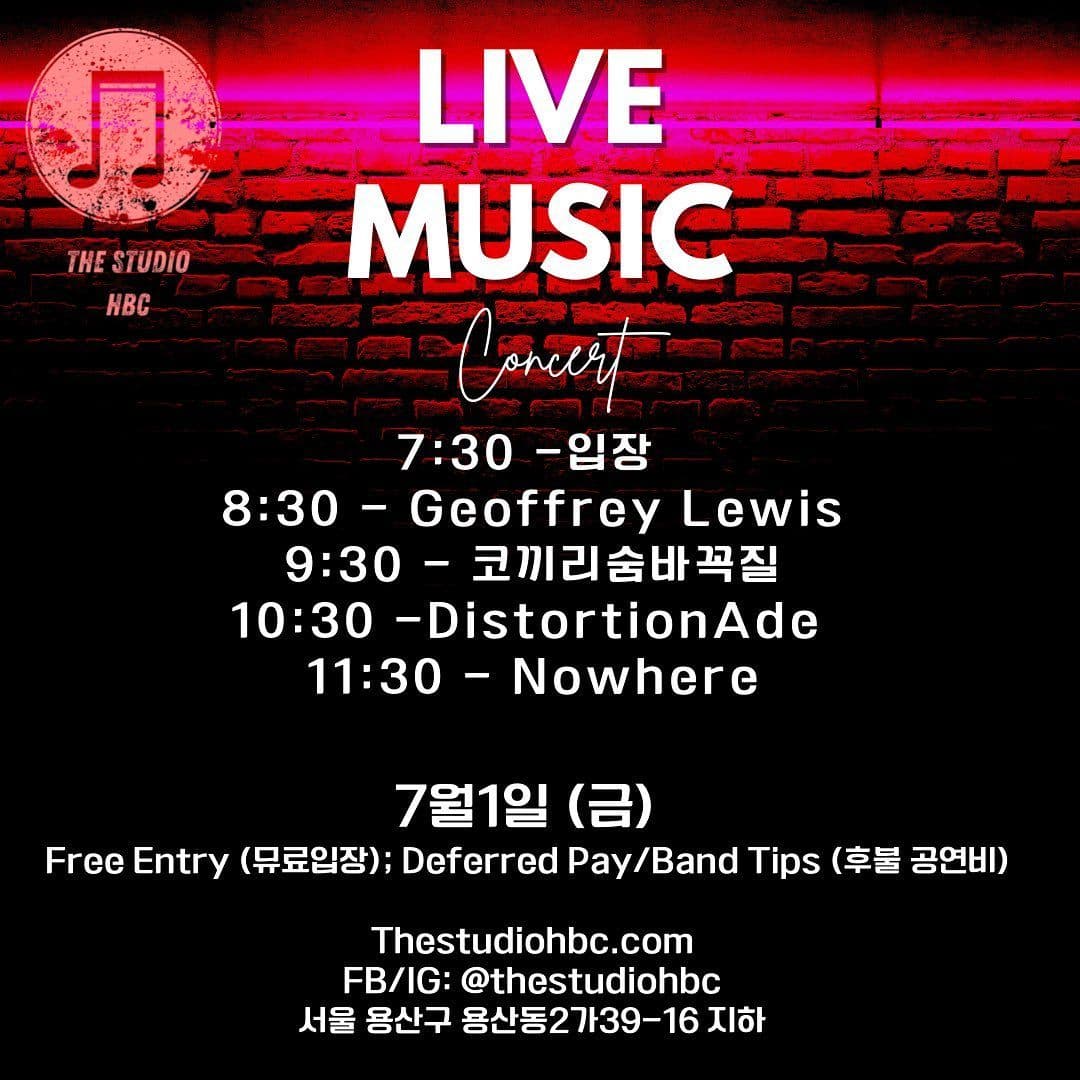 Live Music poster 2
