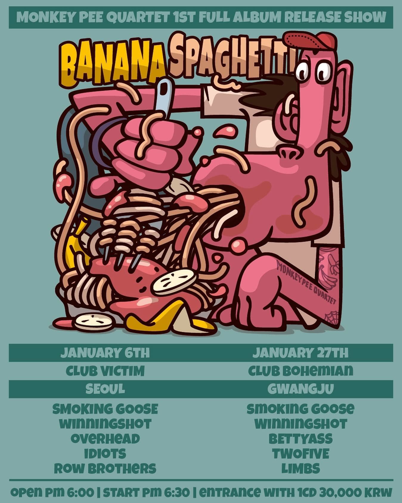 Monkey Pee Quartet 1st Full Album release Show